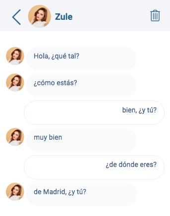Chatea con los usuarios